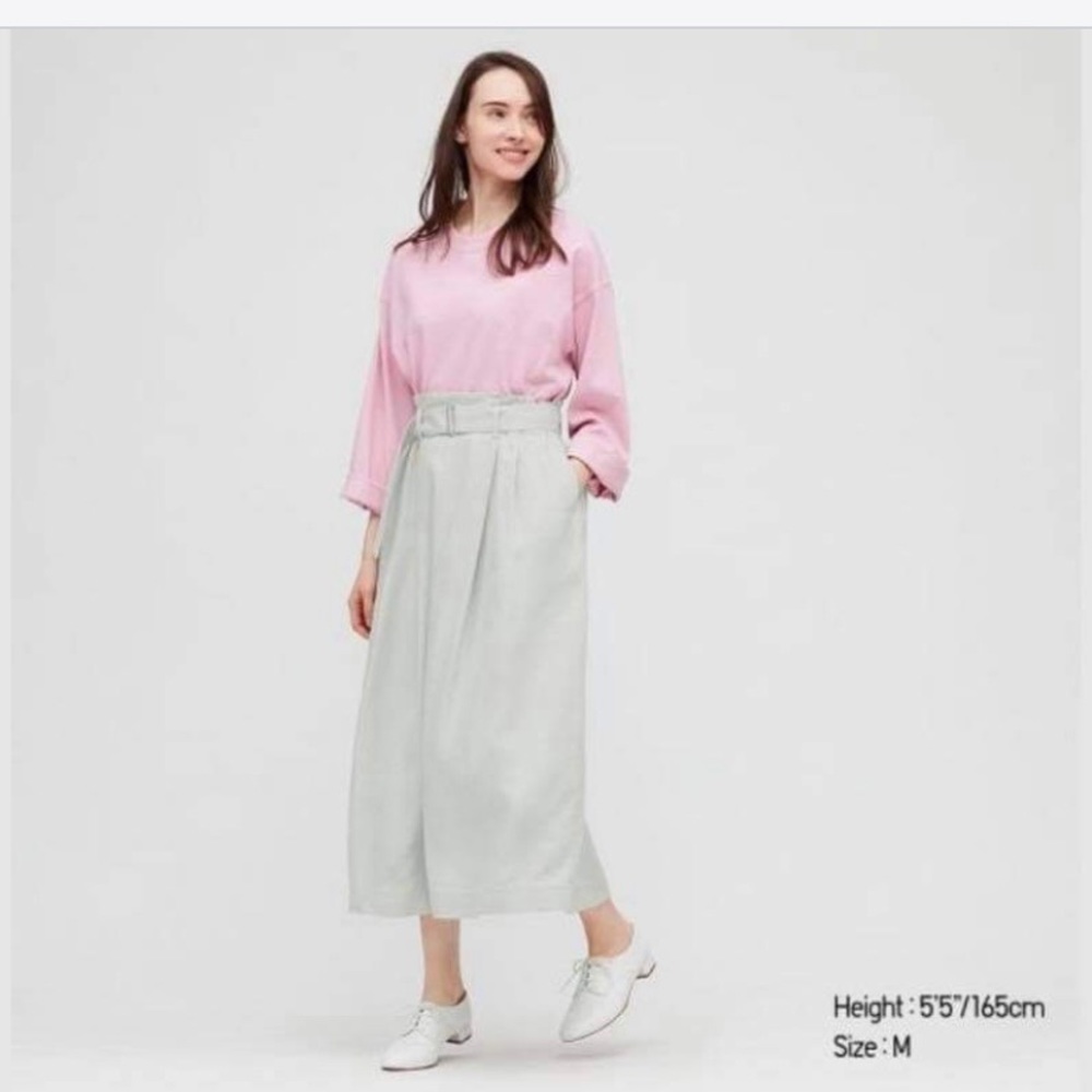 Belted Long Skirt
